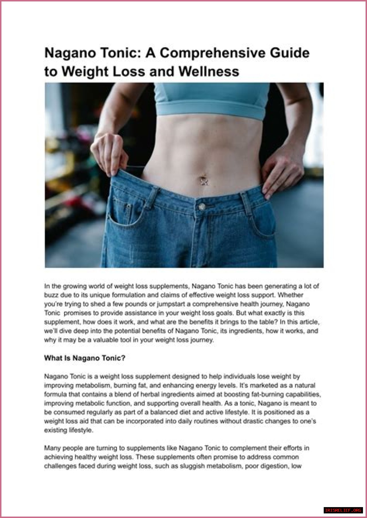 A Comprehensive Guide To Weight Management