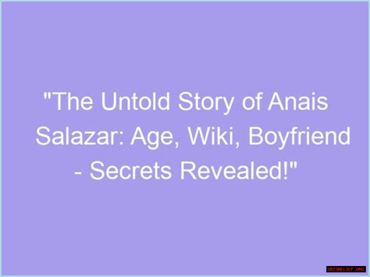 Age, Wiki, And Untold Secrets Revealed